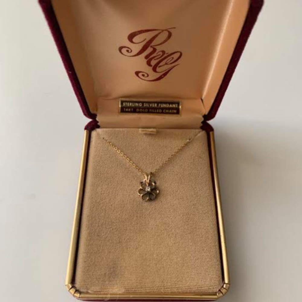 Vintage Flower Necklace